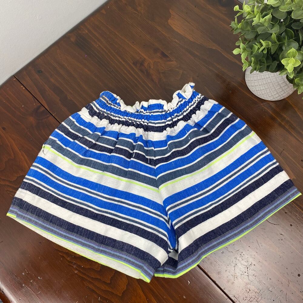 NEW LemLem Handwoven Girls Zenna Paperbag Shorts Small - Picture 4 of 6